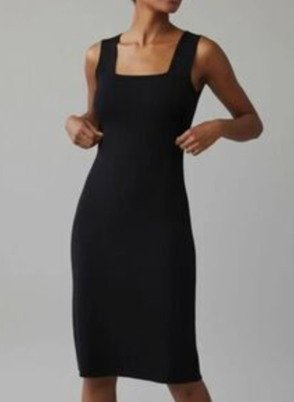 House of Harlow 1960 Black Sleeveless Sheath Dress Size XL Classic Slimming